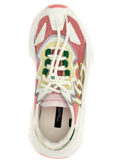 Dolce & Gabbana Masterday Chunky Sole Sneakers In White