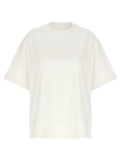 Jil Sander Logo Print T-shirt In White