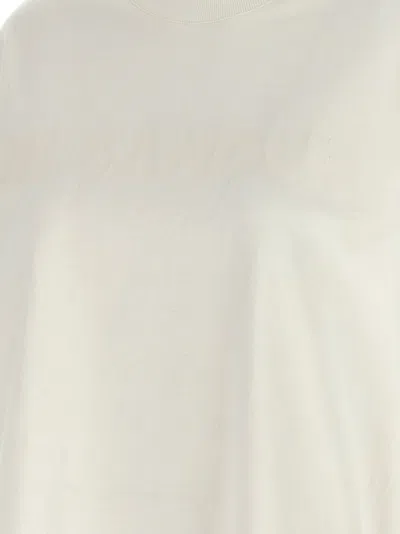 Jil Sander Logo Print T-shirt In White