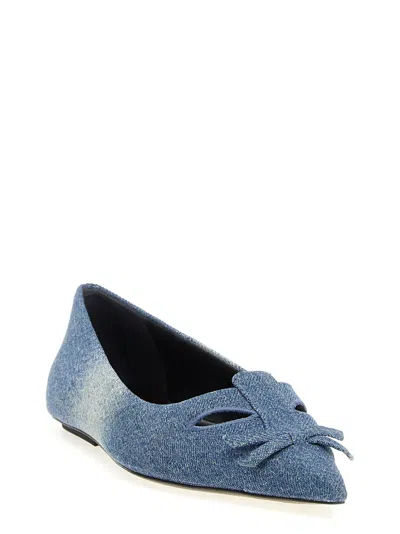 Marc Jacobs 'the Denim Kat' Ballet Flats
