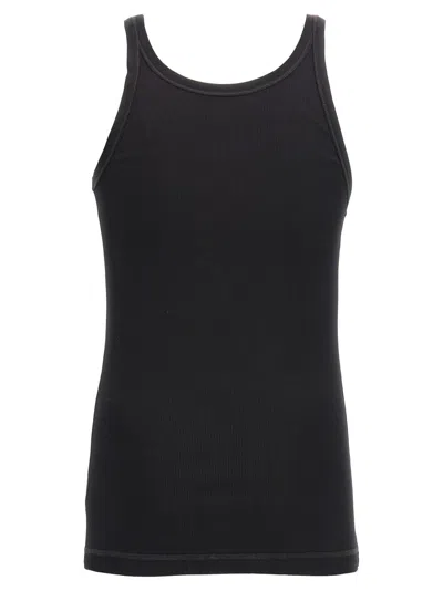 Dolce & Gabbana 'tank Top With Dg Embroidery In Black