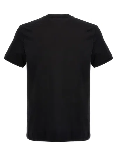 Dolce & Gabbana Crown And Laurel Patch Crewneck T-shirt In Black