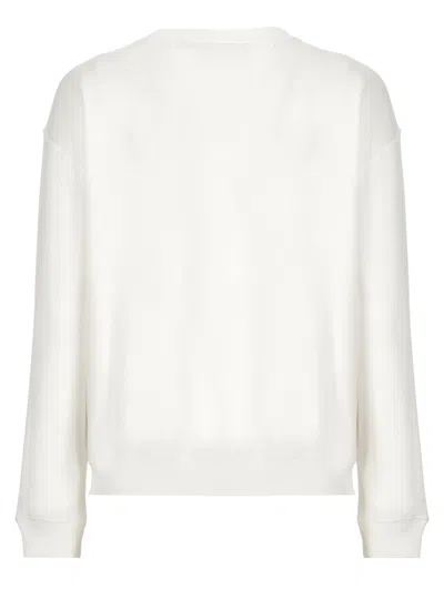 Polo Ralph Lauren Relaxed Fit Eco-conscious Sweatshirt With Subtle Logo In White