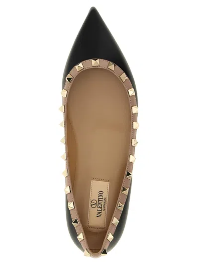 Valentino Rockstud Patent Leather Ballet Flats
