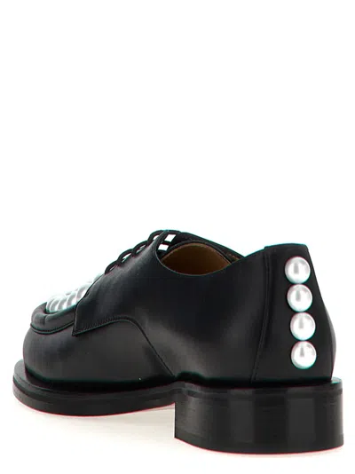 Mach&mach Sirene Lace Up Shoes In Black