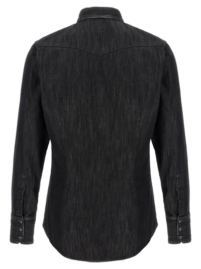 Dsquared2 Dsquared Black Denim Western Shirt