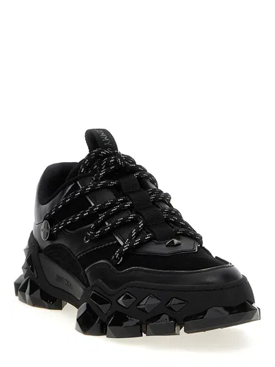 Jimmy Choo Diamond X Ii F Leather Sneakers