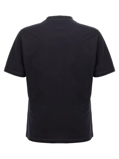 Brunello Cucinelli Short-sleeved Crew Neck T-shirt With Contrasting Stitching
