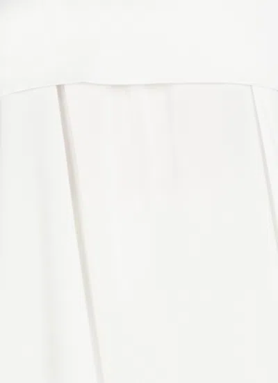 D Exterior D. Exterior Satin Blouse With Off-the-shoulder Design