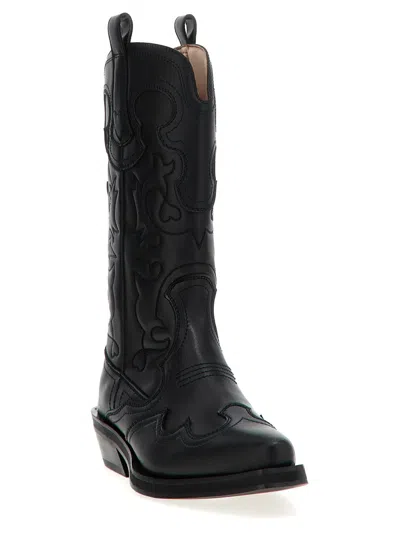 Ganni 'western' Texas Boots