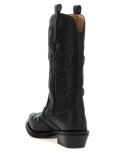 Ganni 'western' Texas Boots