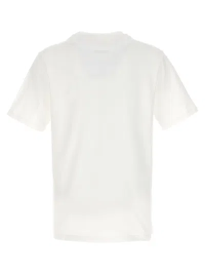 Jil Sander Cotton T-shirt With Front Printed Logo In White