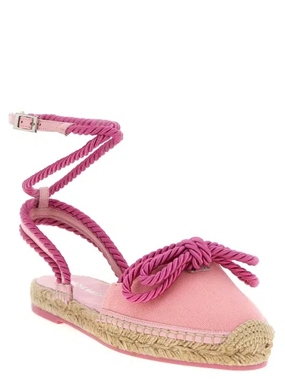 Mach&mach Mach & Mach 'double Bow Pink Riviera' Espadrilles