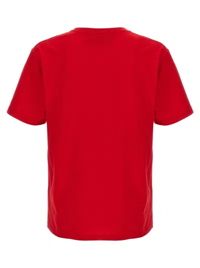Valentino Garavani T-shirt With Le Chat De La Maison Print In Red