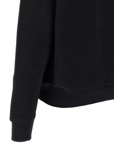 Ami Alexandre Mattiussi Ami Paris Cotton Crew-neck Sweatshirt In Black