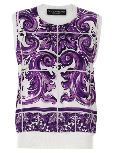 Dolce & Gabbana 'maiolica' Printed Vest