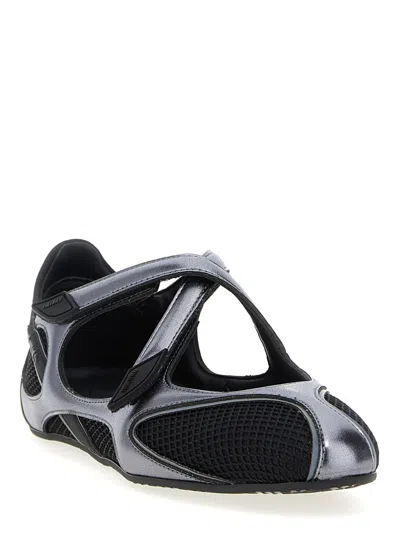 Attico Modern Flat Shoes With Cross-strap Detail