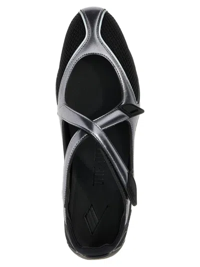 Attico Modern Flat Shoes With Cross-strap Detail