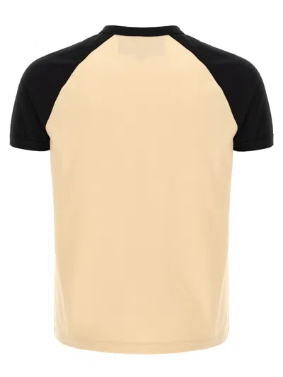 Valentino Sleeve Contrast Graphic Print Crew Neck