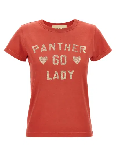 Valentino Panther Lady Graphic Print Crew Neck T-shirt