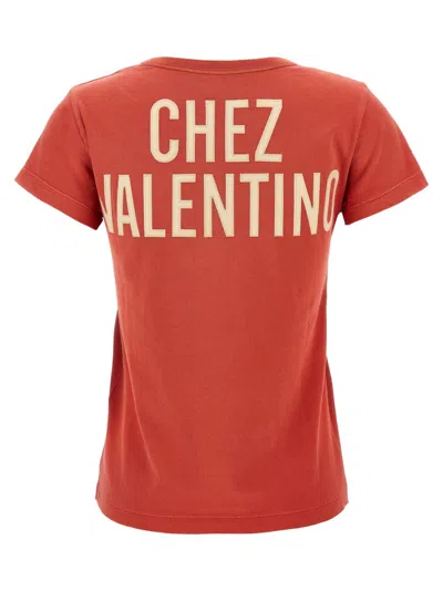 Valentino Panther Lady Graphic Print Crew Neck T-shirt