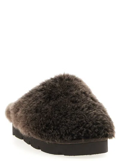Brunello Cucinelli Fur Slippers