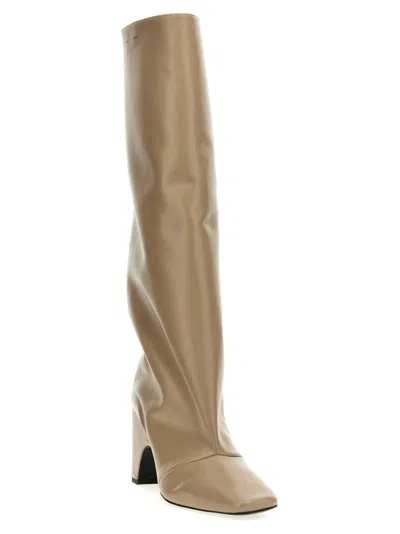 Coperni Beige Leather Bridge Boot Women
