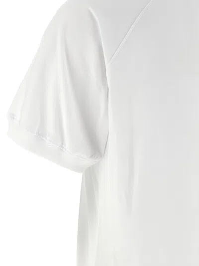 Moschino Crew Neck Graphic Print Short Sleeves Top In White
