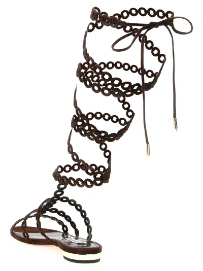 Aquazzura 'infinity Chain Gladiator' Sandals