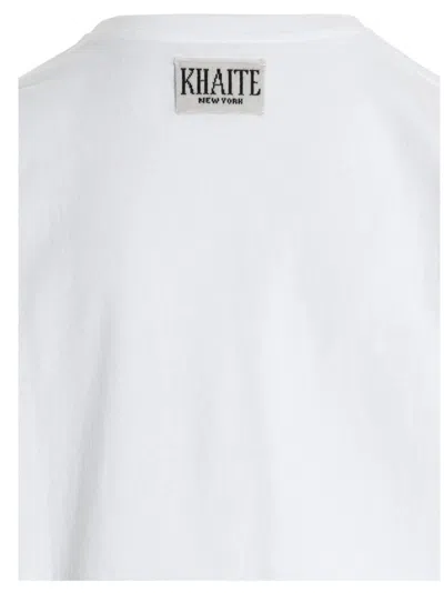 Khaite The Mae T-shirt In White