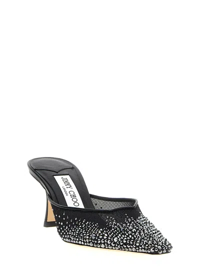 Jimmy Choo Mules À Talons Cristaux