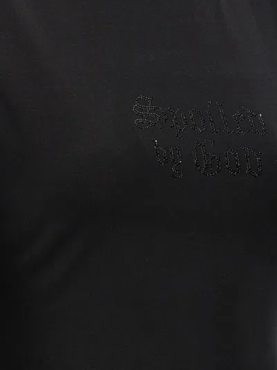 Vetements Spoiled By God' T-shirt In Black