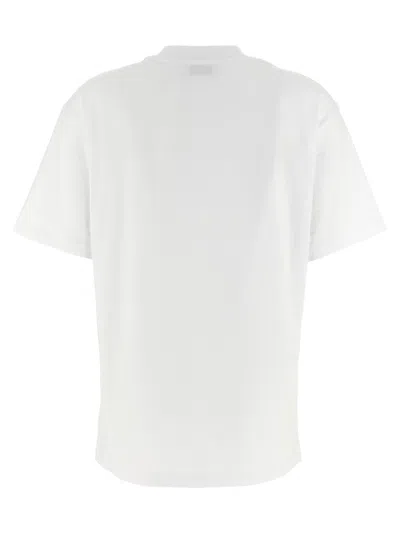 Moschino Crew Neck Graphic Print Short Sleeves Tshirt In White