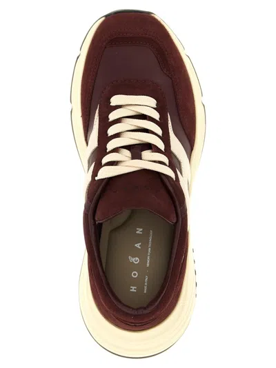 Hogan High-fidelity Sneakers With Contrast Sole In Multi
