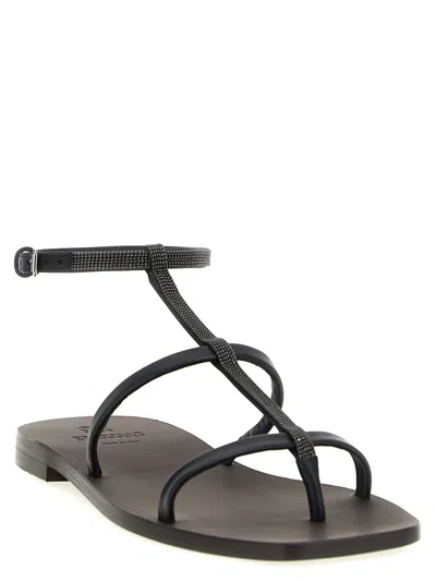 Brunello Cucinelli 'precious Strap' Sandals