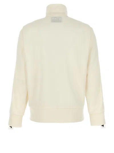 Golden Goose Zipped Track' Sweatshirt In Neutral