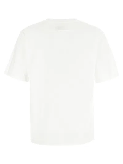 Mm6 Maison Margiela Mm6 By Maison Margiela Relaxed-fit Cotton T-shirt With Subtle Logo Detail In White