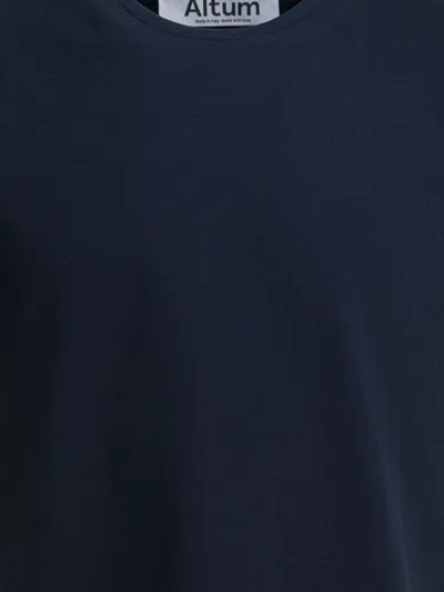 Altum Blue Cotton T-shirt In Blue