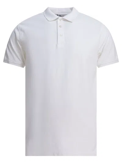 Altum Short-sleeve Cotton Polo Shirt In White
