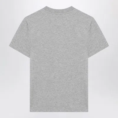 Ami Alexandre Mattiussi Ami Paris Ami Paris De Coeur Cotton T-shirt In Gray