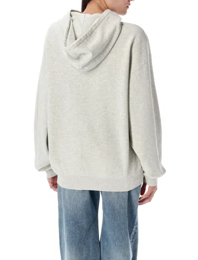 Anine Bing Harvey Logo Print Hooded Sweatshirt