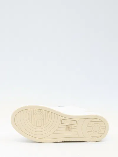 Autry Medalist Low Leather Low-top Sneakers With Suede Inserts