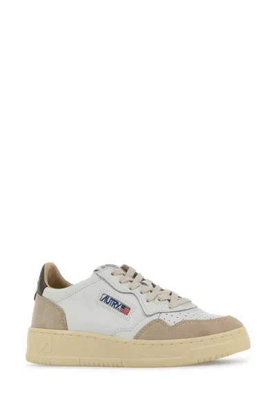 Autry Two-tone Leather And Suede Medalist Sneakers