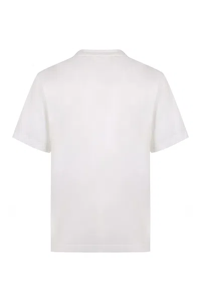 Axel Arigato Signature Cotton Crew-neck T-shirt In White
