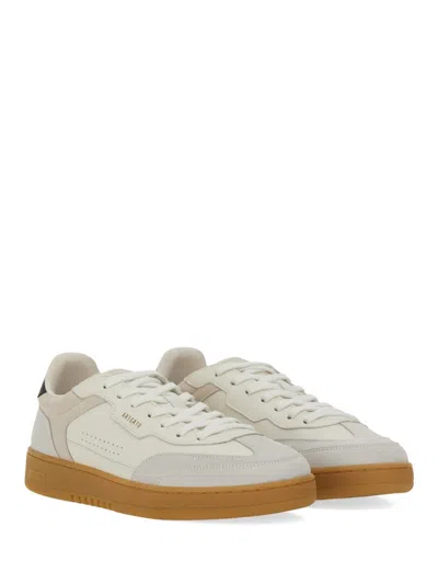 Axel Arigato White Leather And Suede Sneakers Dice T-toe With Recycled Materials