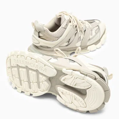Balenciaga Two Tone Synthetic Leather And Fabric Sneakers