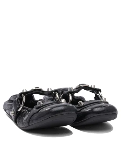 Balenciaga City Nappa Leather Ballet Flats