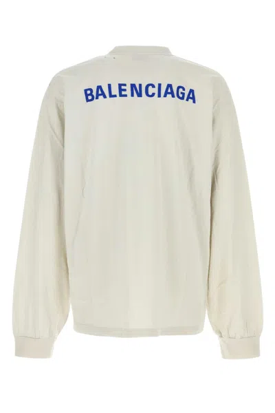 Balenciaga Ls Medium Fit Tshirt In Neutral