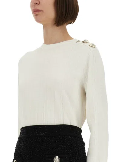Balmain Monogrammed Knit Top