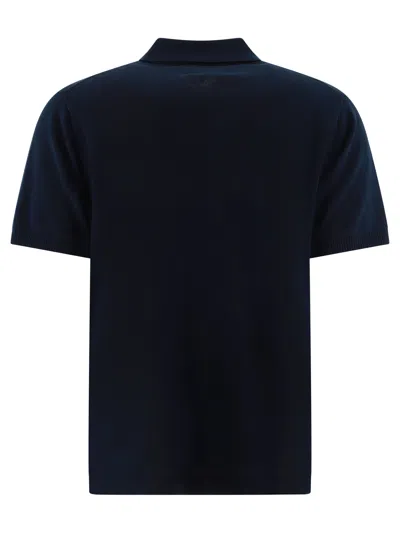 Beams Cotton Polo Shirt In Blue